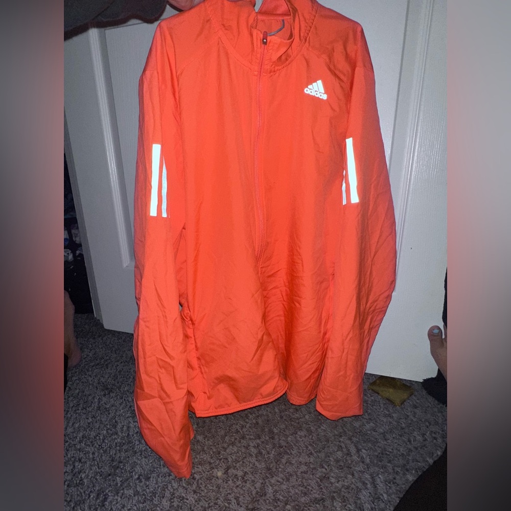 Women’s adidas Medium Orange Running light weight jacket